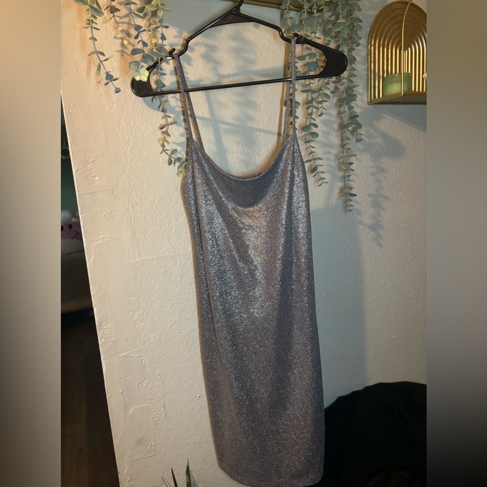 TOP SHOP SILVER DRESS
